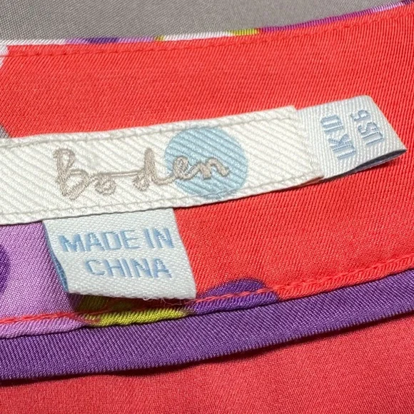 BODEN silk blend floral dress, US 6. - Picture 7 of 7
